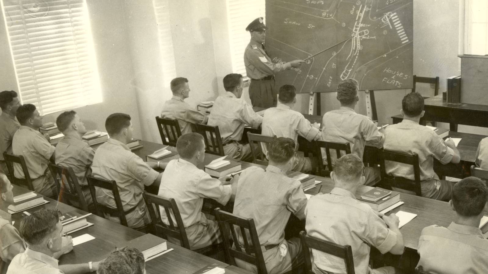 Police in classroom