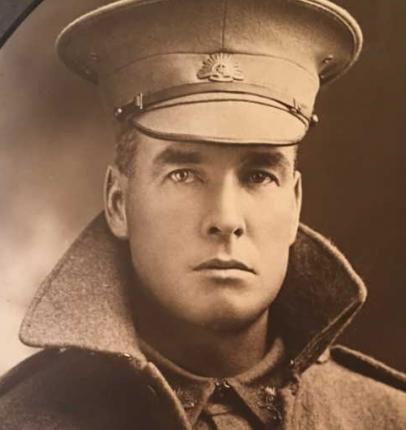 Portrait of John Taylor in army uniform