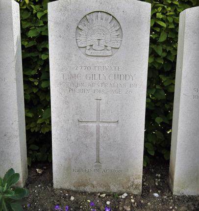 McGillycuddy war grave