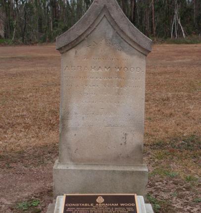 Wood gravesite