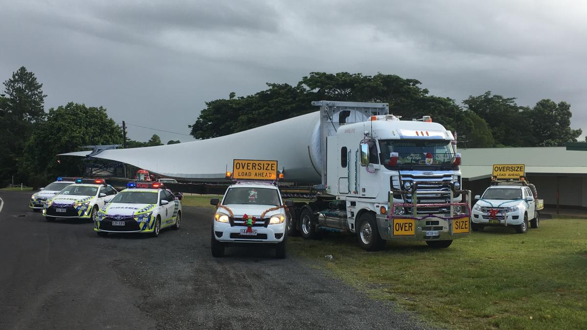 Wide load escort